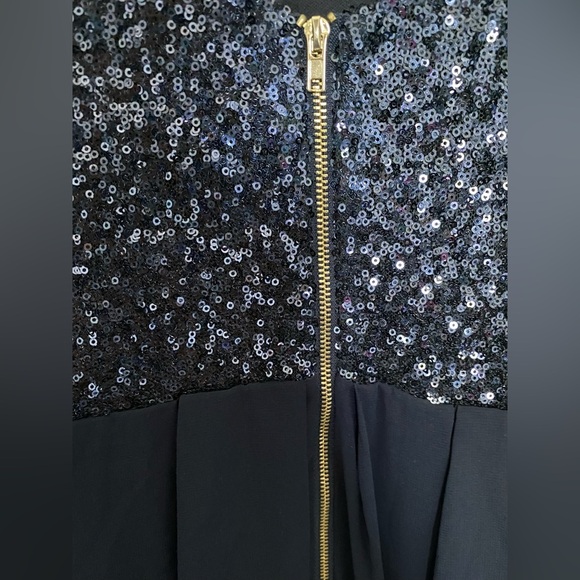 ⚜️3 for $30⚜️ Navy Blue Sequin Dress Bridesmaid / Prom / Bachelorette Hen Party - Picture 9 of 16